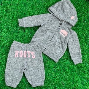 Roots Salt and Pepper Tracksuit.